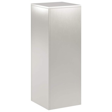 vidaXL Βάση φυτών Ασημί 30 x 30 x 80 cm Ατσάλι