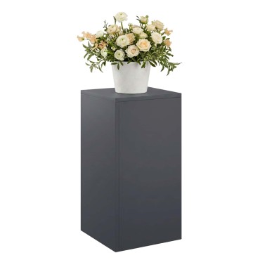 vidaXL Βάση φυτών Ανθρακί 30 x 30 x 60 cm Ανοξείδωτο Ατσάλι