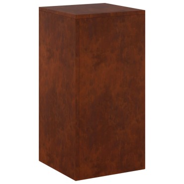 vidaXL Βάση φυτών Σκ rusty 30 x 30 x 60 cm Ατσάλι Σκληρυθέν στον Αέρα