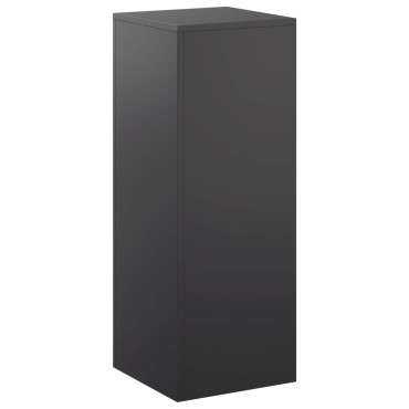 vidaXL Βάση φυτών Μαύρο 30 x 30 x 80 cm Ατσάλι