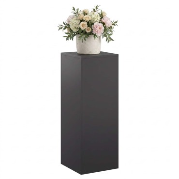 vidaXL Βάση φυτών Μαύρο 30 x 30 x 80 cm Ατσάλι