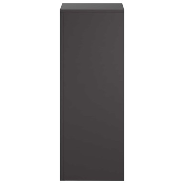 vidaXL Βάση φυτών Μαύρο 30 x 30 x 80 cm Ατσάλι