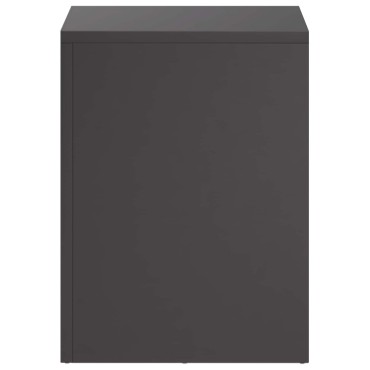 vidaXL Βάση φυτών 2 pcs Μαύρο 30 x 30 x 40 cm Ατσάλι