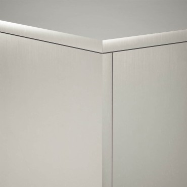 vidaXL Βάση φυτών Ασημί 30 x 30 x 100 εκ Ατσάλι