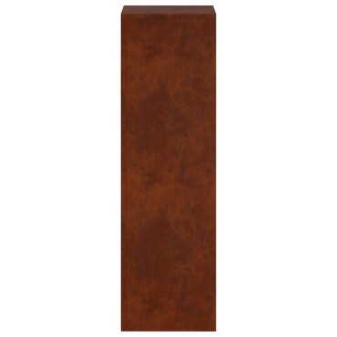 vidaXL Βάση φυτών 2 pcs Σκ rusty 30 x 30 x 100 εκ