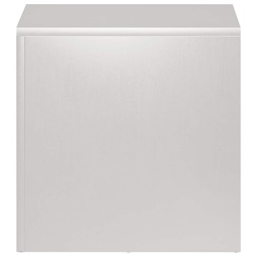 vidaXL Βάση φυτών Ασημί 40 x 40 x 40 cm Ατσάλι