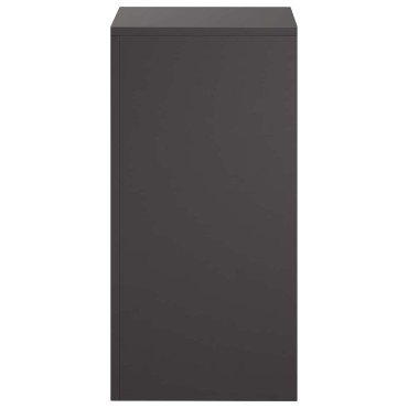vidaXL Βάση φυτών 2 pcs Μαύρο 30 x 30 x 60 cm Ατσάλι