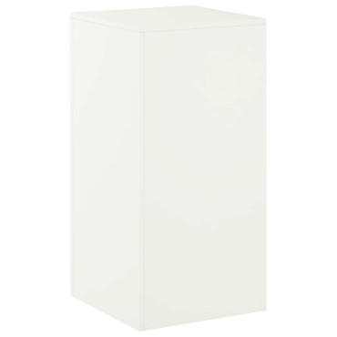 vidaXL Βάση φυτών Λευκό 40 x 40 x 80 cm Ατσάλι