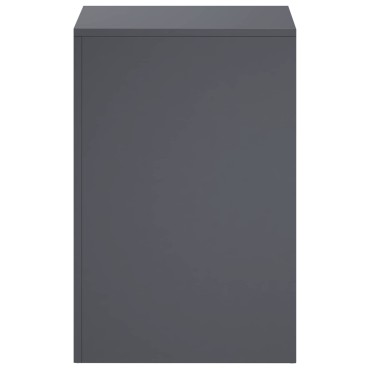 vidaXL Βάση φυτών Ανθρακί 40 x 40 x 60 cm Ανοξείδωτο Ατσάλι