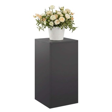 vidaXL Βάση φυτών Μαύρο 30 x 30 x 60 cm Ατσάλι