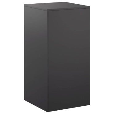 vidaXL Βάση φυτών Μαύρο 40 x 40 x 80 cm Ατσάλι