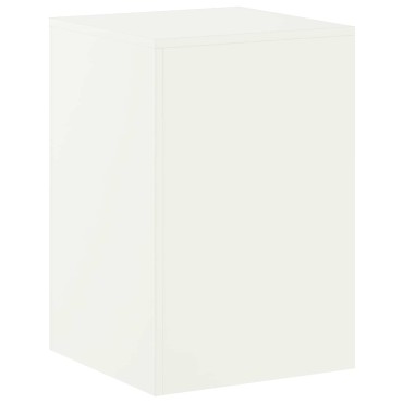 vidaXL Βάση φυτών Λευκό 40 x 40 x 60 cm Ατσάλι