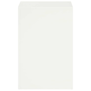 vidaXL Βάση φυτών Λευκό 40 x 40 x 60 cm Ατσάλι