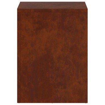 vidaXL Βάση φυτών 2 pcs Σκ rusty 30 x 30 x 40 cm