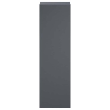 vidaXL Βάση φυτών 2 pcs Ανθρακί 30 x 30 x 100 εκ Γαλβανισμένος Χάλυβας