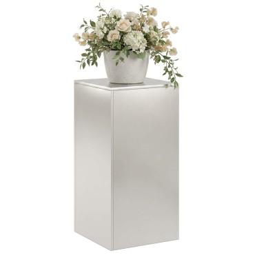 vidaXL Βάση φυτών Ασημί 40 x 40 x 80 cm Ατσάλι