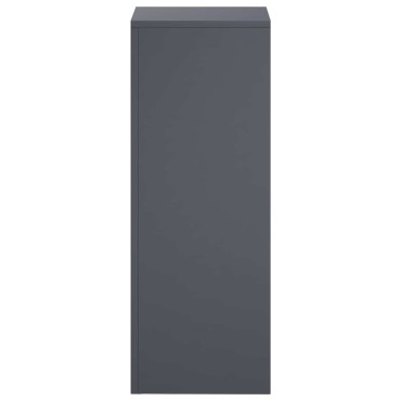 vidaXL Βάση φυτών 2 pcs Ανθρακί 30 x 30 x 80 cm Γαλβανισμένος Χάλυβας