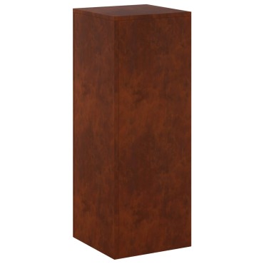 vidaXL Βάση φυτών Σκ rusty 30 x 30 x 80 cm Ατσάλι Σκληρυθέν στον Αέρα
