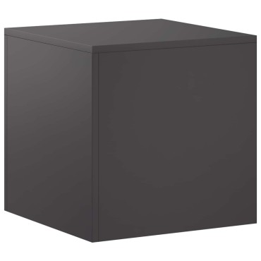vidaXL Βάση φυτών Μαύρο 40 x 40 x 40 cm Ατσάλι