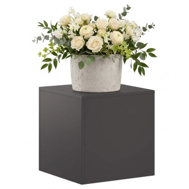 vidaXL Βάση φυτών Μαύρο 40 x 40 x 40 cm Ατσάλι