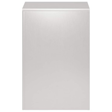 vidaXL Βάση φυτών Ασημί 40 x 40 x 60 cm Ατσάλι
