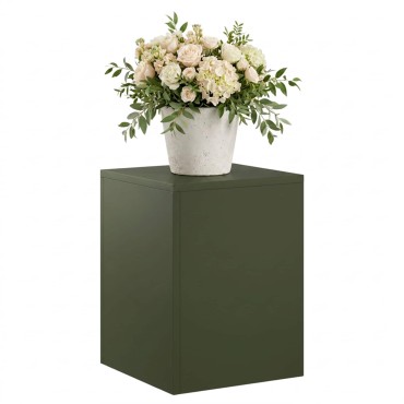vidaXL Βάση φυτών Λαδί 30 x 30 x 40 cm Ατσάλι Σκληρυθέν στον Αέρα