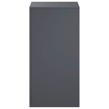 vidaXL Βάση φυτών Ανθρακί 40 x 40 x 80 cm Ανοξείδωτο Ατσάλι
