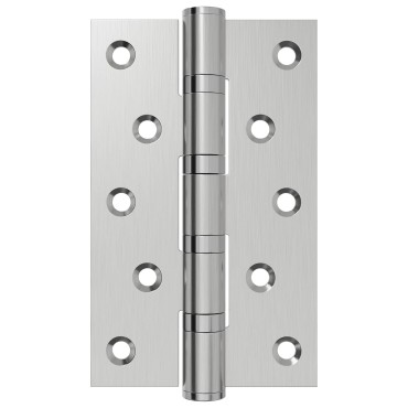 vidaXL Άξονας 4 τμχ. 125 x 75 x 13 χιλ. Ασημί Ατσάλι