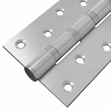 vidaXL Άξονας 4 τμχ. 125 x 75 x 13 χιλ. Ασημί Ατσάλι