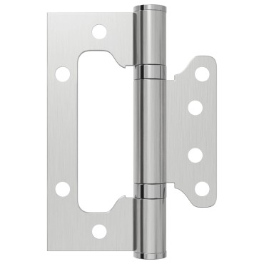 vidaXL Άξονας 4 τμχ. 100 x 75 x 13 mm Ασημί Ατσάλι