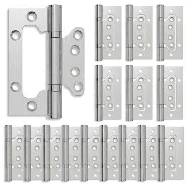 vidaXL Άξονας 16 τμχ. 100 x 75 x 13 mm Ασημί Ατσάλι