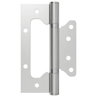 vidaXL Άξονας 4 τμχ. 125 x 78 x 13 mm Ασημί Ατσάλι