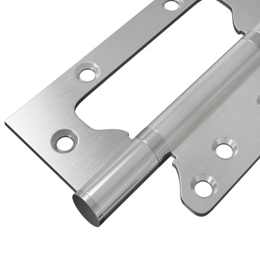 vidaXL Άξονας 4 τμχ. 125 x 78 x 13 mm Ασημί Ατσάλι