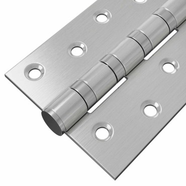 vidaXL Άξονας 8 τμχ. 100 x 78 x 13 mm Ασημί Ατσάλι