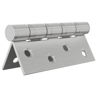 vidaXL Άξονας 4 τμχ. 100 x 78 x 13 mm Ασημί Ατσάλι
