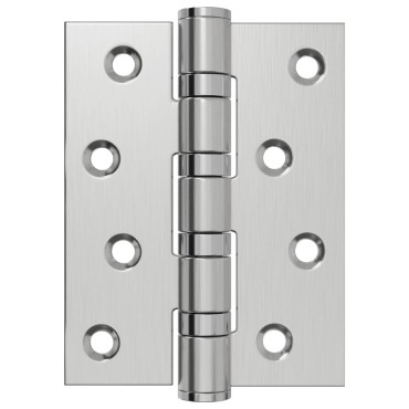 vidaXL Άξονας 4 τμχ. 100 x 78 x 13 mm Ασημί Ατσάλι