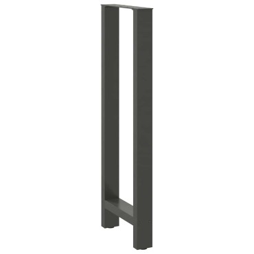 vidaXL Πόδια Τραπεζιού Μπαρ 2 τεμ. Ανθρακί 40x (110-111)cm Ατσάλι