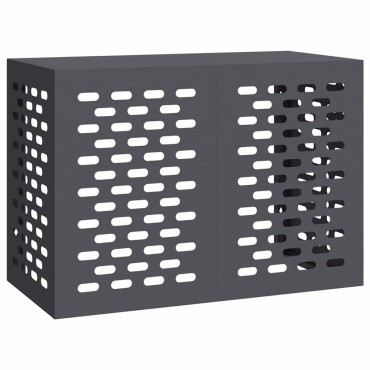 vidaXL Κάλυμμα κλιματιστικού Ανθρακί 100 x 50 x 70 cm