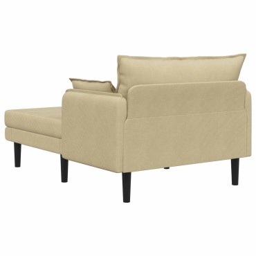 vidaXL Μεγάλο ανάκλιντρο Γκρι Πράσινο Βελούδο 114x173x86cm