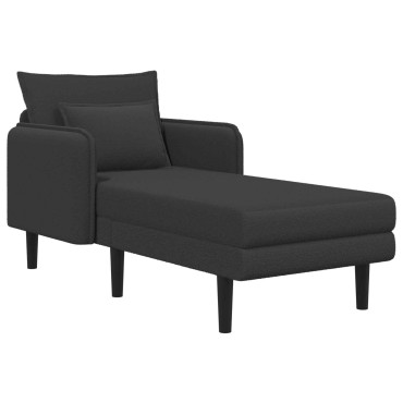 vidaXL Μεγάλο ανάκλιντρο Σκούρο Γκρι Μπουκλέ 84x173x86cm