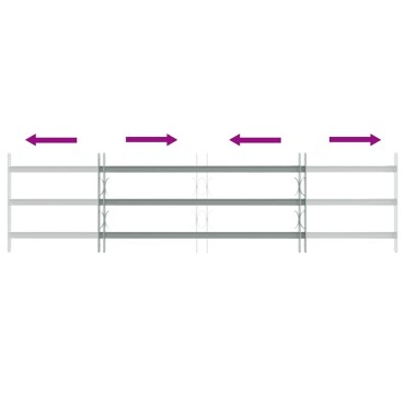 Κάγκελα Παραθύρων Ασφαλείας Ρυθμιζόμενα με 3 Μπάρες 1000-1500 χιλ.