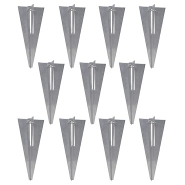 vidaXL Συρματόπλεγμα 25x1,25 μ. Γαλβανισμένο Ατσάλι + Στύλοι/Βάσεις 25x1,25 μ. (ΜxΠ)</li><li>Διαστάσεις ματιού: 6x6cm