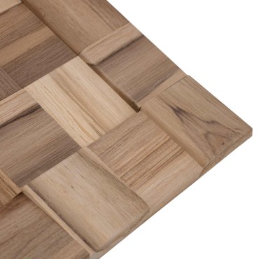 vidaXL Πάνελ Τοίχου 11 τμχ. Φυσικό 30 x 30 x 2 cm