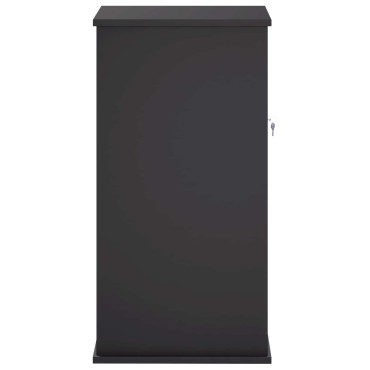 vidaXL γραμματοκιβώτιο Μαύρο 50 x 52 x 100 cm Ατσάλι