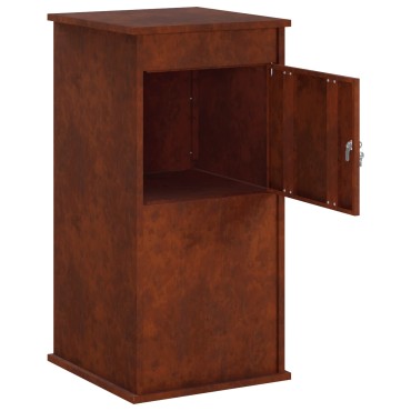 vidaXL γραμματοκιβώτιο Σκ rusty 50 x 52 x 100 cm