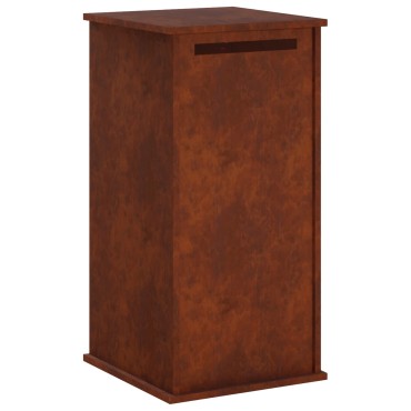 vidaXL γραμματοκιβώτιο Σκ rusty 50 x 52 x 100 cm