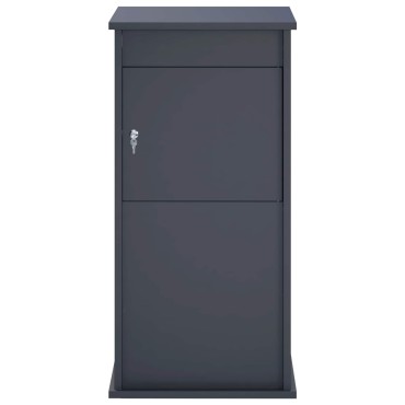 vidaXL γραμματοκιβώτιο Ανθρακί 50 x 52 x 100 cm Ατσάλι