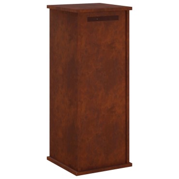vidaXL γραμματοκιβώτιο Σκ rusty 40 x 40 x 100 cm