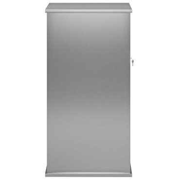 vidaXL γραμματοκιβώτιο Ασημί 50 x 52 x 100 cm Γαλβανισμένος Χάλυβας