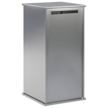 vidaXL γραμματοκιβώτιο Ασημί 50 x 52 x 100 cm Γαλβανισμένος Χάλυβας